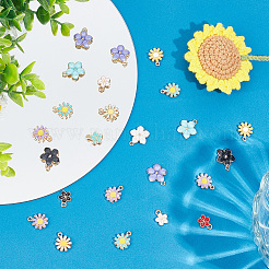 90шт 15 стиля сплава эмалевые подвески&nbsp;ENAM-HY0003-11