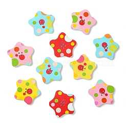 4-луночное деревянные пуговицы&nbsp;WOOD-CJC0816-002B