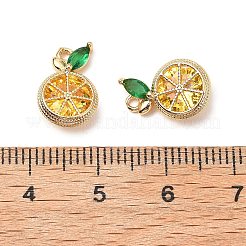 Латунные микро проложить кубического циркония подвески&nbsp;KK-A259-24G-02