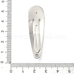 Verschluss für Haarspangen aus Edelstahl 304&nbsp;STAS-B126-01A-P