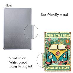 Metall-Eisen-Schild-Plakat&nbsp;AJEW-WH0157-394