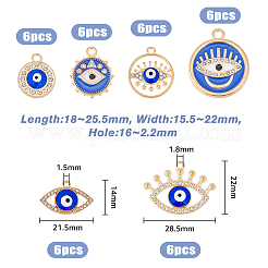 36 шт. 6 стильные подвески из эмалированного сплава с покрытием&nbsp;FIND-HY0001-67