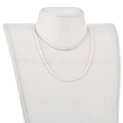 Collane di perline di pietra di luna arcobaleno naturale&nbsp;NJEW-JN02990-04