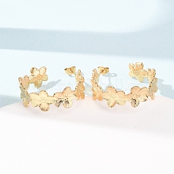 Boucles d'oreilles à tige en acier inoxydable 304 pour femmes&nbsp;SA-CBA4160-25G
