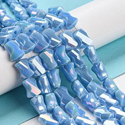 Chapelets de perles en verre électrolytique &nbsp;GLAA-G092-A-14