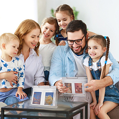 4-дюймовый акриловый настольный календарь&nbsp;AJEW-WH0819-011B