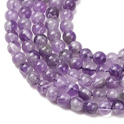 Natürliche Chevron-Amethyst-Perlenstränge&nbsp;G-K256-51-4mm