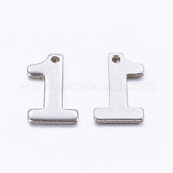 Pendentifs en acier inoxydable 201 résistant au ternissement&nbsp;STAS-F128-01P-1-1