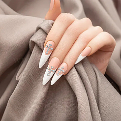 48 шт. 6-х цветные кабошоны из цинкового сплава со стразами&nbsp;MRMJ-HY0001-21