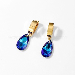 Серьги-кольца с кубическим цирконием&nbsp;HL3316-1