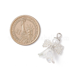 Подвески-ангелы из стеклянных бисеров&nbsp;PALLOY-MZ00996-01