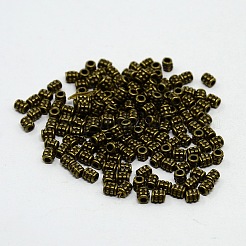 Perline distanziatrici per tubi in lega in stile tibetano&nbsp;TIBEB-X0029-01