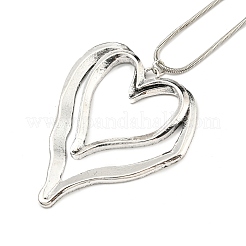 Сплав ожерелья шкентеля&nbsp;NJEW-K261-08B-PAS