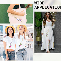 4 шт. нитки для вышивки цветов из полиэстера и вискозы&nbsp;PATC-HY0001-88B