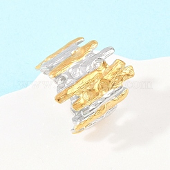 Открытые кольца манжеты из нержавеющей стали 304&nbsp;RJEW-Z137-05GP-01