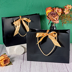 6 комплект прямоугольных бумажных подарочных пакетов для хранения с ручкой&nbsp;CARB-TA0001-04B