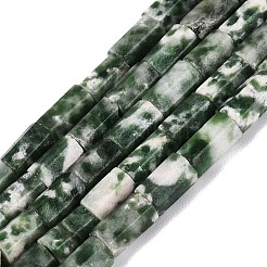 Natürliche grüne Fleck Jaspis Perlen Stränge&nbsp;GG-N002-01A-28