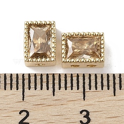 Ottone con perline in zirconia cubica&nbsp;KK-G491-35G-03