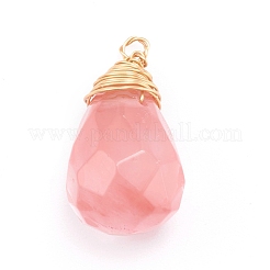 Кулон из кварцевого стекла с вишней&nbsp;PALLOY-JF00643