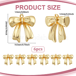 Латунные подвески с покрытием 6шт&nbsp;KK-BC0014-98G