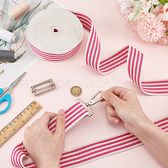 Лента из поликоттона в полоску длиной 10 ярд.&nbsp;OCOR-BC0006-74A