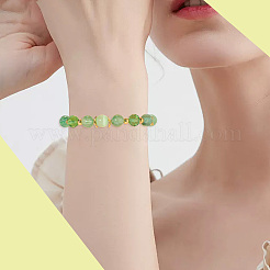 600 шт. 6-х цветные колпачки для бусин в тибетском стиле&nbsp;TIBEB-PA0001-07