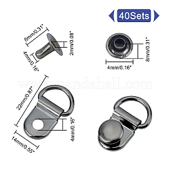 Schnürsenkelhaken aus Messing&nbsp;FIND-PH0002-15B
