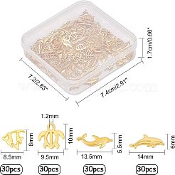 Cabochon in lega a tema oceano&nbsp;MRMJ-OC0001-33G
