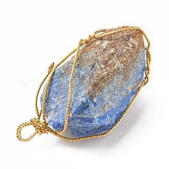 Кулоны из необработанных природных драгоценных камней&nbsp;PALLOY-JF01451