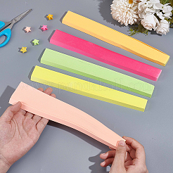 1 набор двухцветной флуоресцентной бумаги для оригами «Звезда удачи»&nbsp;DIY-CP0010-79B