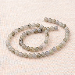 Labradorite naturale perle tonde fili&nbsp;G-I168-03-6mm