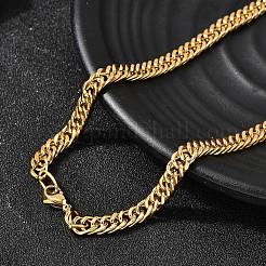5.5 mm dicke kubanische Gliederkette aus 304 Edelstahl für Männer&nbsp;LS-NJEW-B134-08A-G