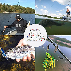 600шт 2 цвета железные рыболовные снасти&nbsp;FIND-FH0005-83