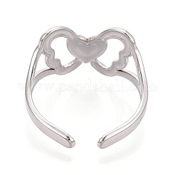 Регулируемые манжеты из нержавеющей стали 304 для женщин&nbsp;RJEW-N052-13P