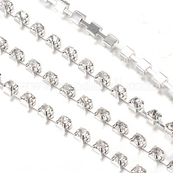 Chaînes en laiton avec strass&nbsp;CHC-T002-SS12-01S