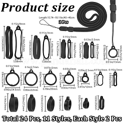 DIY-Kit zur Herstellung eines elektronischen Stifts und eines Feuerzeughalters aus Silikon für das Umhängeband&nbsp;FIND-CP0002-40