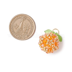 Подвески из акрила и стеклянных бусин&nbsp;PALLOY-MZ00880-06