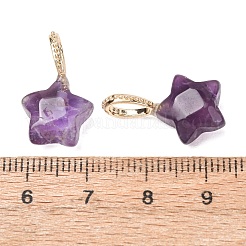 Natürlichen Amethyst Edelsteinanhänger&nbsp;GG-CBAE2A3-02G-02