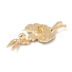 Ballerina-Hasen-Emaille-Anstecknadeln&nbsp;JEWB-F045-04G-02