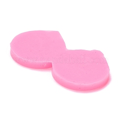 Плоская круглая форма с хрустальным кластером&nbsp;DIY-M034-10