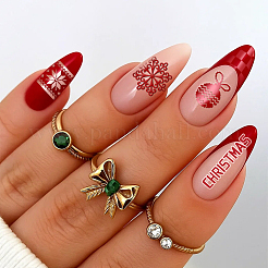 Plantillas de arte de uñas diy de acero inoxidable&nbsp;MRMJ-WH0098-052