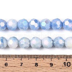 Brins de perles de verre électrolytiques anti-ternissement&nbsp;EGLA-T021-8mm-15-09