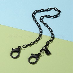 Personalisierte abs kunststoff kabelkette halsketten&nbsp;NJEW-JN03220-09