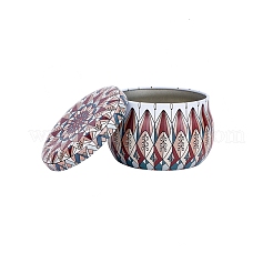 Boîte de rangement en fer blanc imprimée&nbsp;CON-WH0082-001