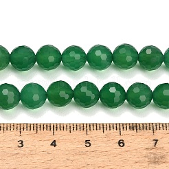 Stränge aus natürlichen grünen Chalcedonperlen&nbsp;GG-NH0004-E01
