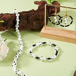 1 нить бусины лэмпворк ручной работы&nbsp;LAMP-TA0001-84B