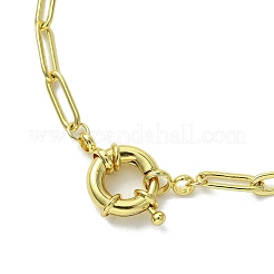Messing-Büroklammer-Kettenarmbänder für Frauen&nbsp;BJEW-JB13615