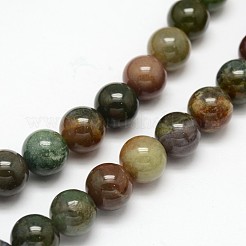 Chapelets de perles rondes en agate indienne naturelle&nbsp;LS-G-F243-01-6mm