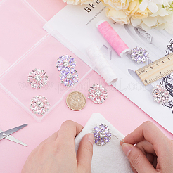 8 шт. 2-х цветные латунные пуговицы с тремя отверстиями на ножке&nbsp;BUTT-GF0003-57A