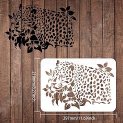 Grands modèles de pochoirs de peinture de dessin réutilisables en plastique&nbsp;DIY-WH0202-226